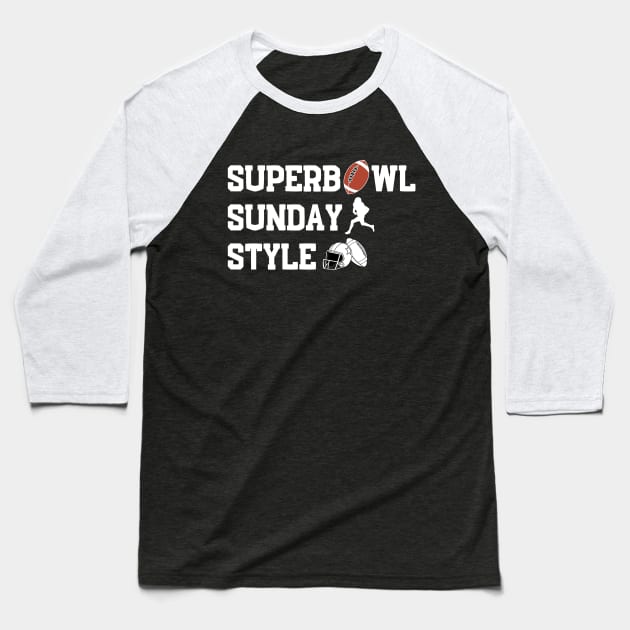 Super bowl Baseball T-Shirt by NomiCrafts